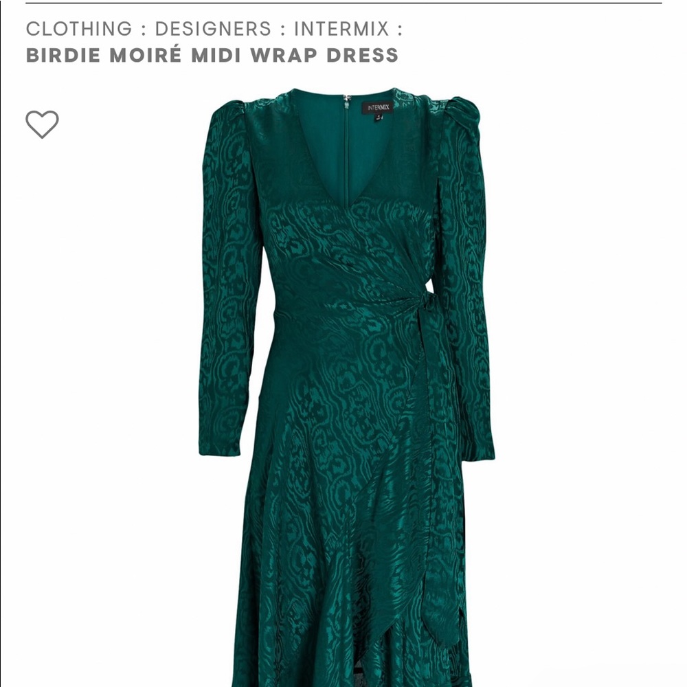 Midi wrap dress